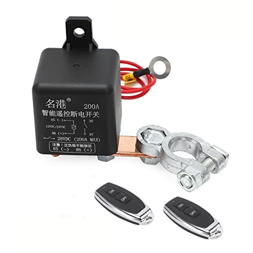 Relais de commutateur batterie universel avec télécommande sans fil d'isolation