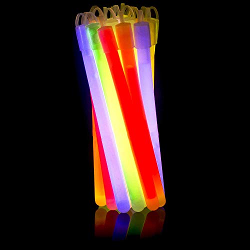 Fun Central - 25 Pack - Glow Sticks In Assorted Colors | For Mardi Gras Party Supplies Party Favors Glow Parties Raves Parties Edm Concerts Glow Weddings, Kids Birthdays Sensory Toys #TOP4
