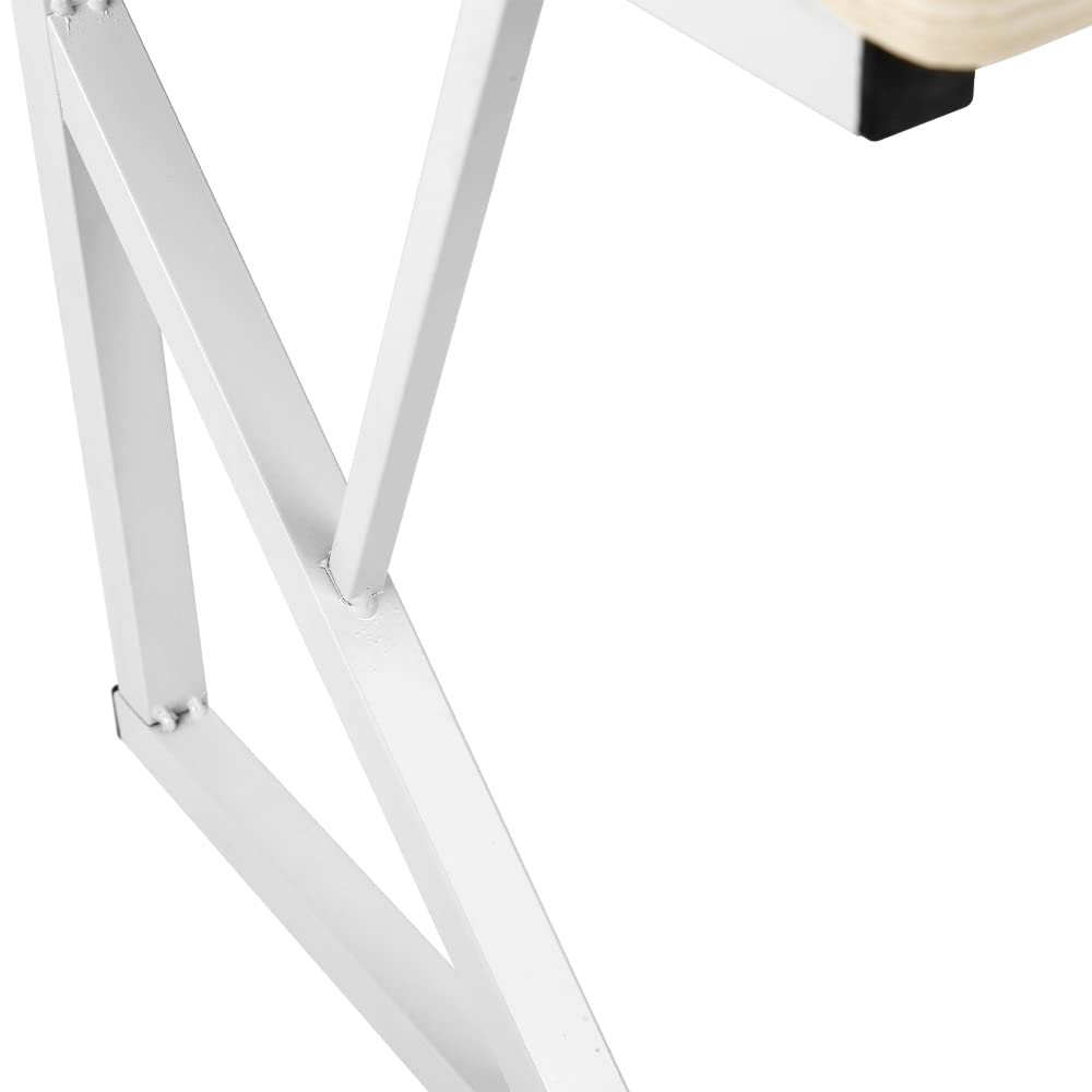 Scaffale Porta Microonde BAKAJI Con Cassetto - Mensola Legno MDF, Metallo, 54x35x50 Cm, Noce - Foto 4