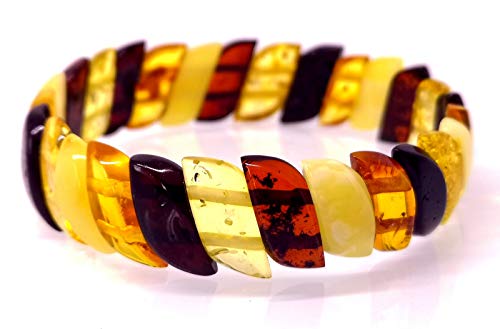 Preisvergleich Produktbild Baltische Bernstein Armband / Damen / Höchsten Qualität mit Zertifikat / Ambermilana