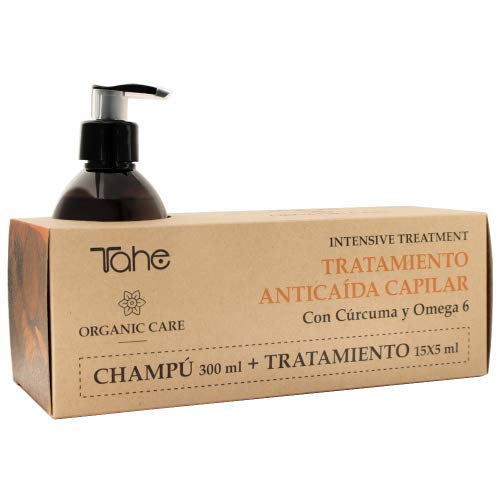 Tahe Organic Care Intensive Hair Loss Pack – Anti-Hair Loss Shampoo 300ml + Anti-Hair Loss Ampoule Treatment 15x5ml