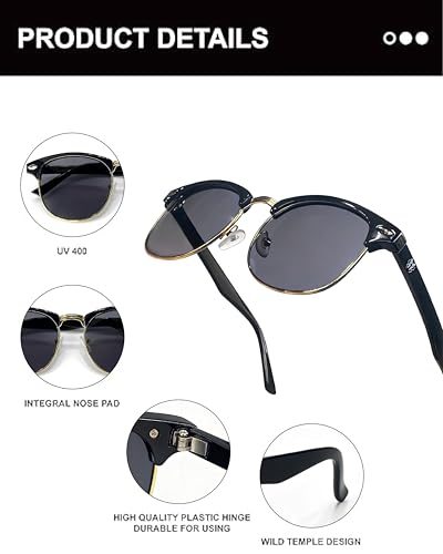 Image of Groomsmen Sunglasses for Men - Wedding Sunglasses for Groomsman Proposal Gifts, Bachelor Party Favors