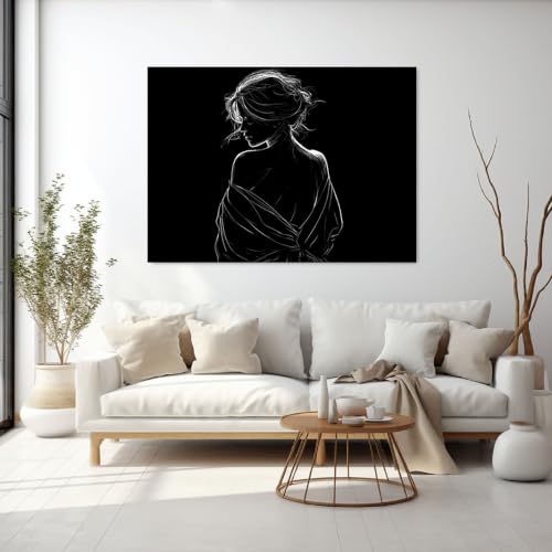 Póster de lienzo moderno de 20x30cm enmarcado para renovar paredes vacías 3