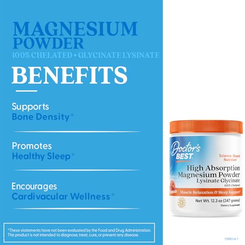 Doctor's Best Magnesium Glycinate Powder