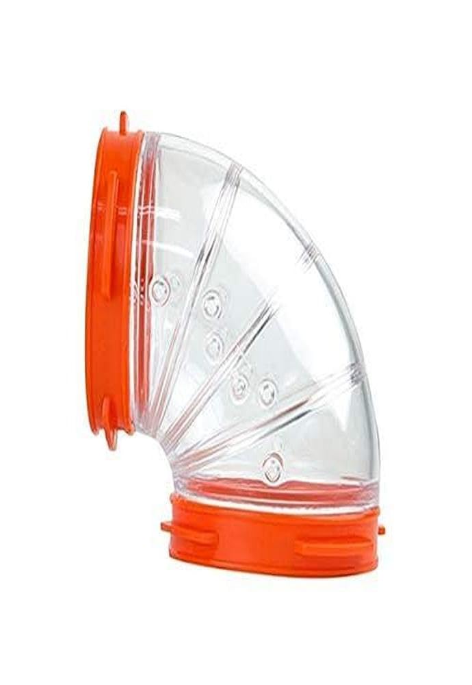 Ferplast Play Tube for Hamster Cage Curved Tunnel 3.25" L x 3.25" W x 2.36" D — image 1