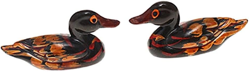 2Pcs/Set Brown Mandarin Duck Chopsticks Rest Stand Holder Chinese Table Dinning Tool 2 Style Pick - Brown, 4.5cm