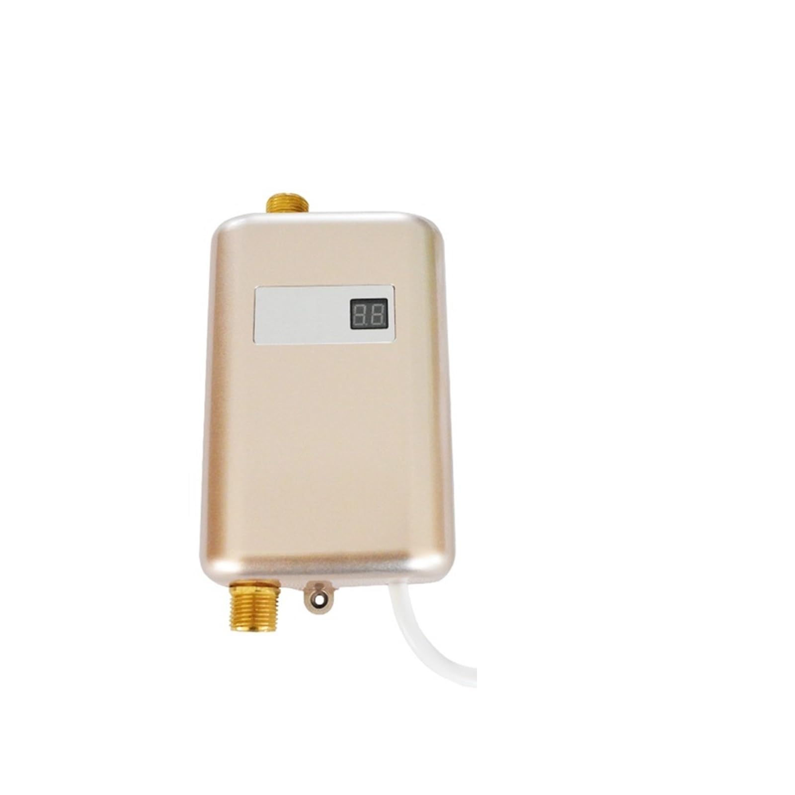 Elektryczny podgrzewacz wody przepływowy, 3800W Natychmiastowy Podgrzewacz Wody Bezzbiornikowy Bojler Wyświetlacz Temperatury Ogrzewanie Ciepła Woda Prysznic Kuchnia Elektryczna Uniwersalna do pryszni