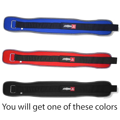Image of APRODO Unisex 5'' inch Wide Nylon Eva Waist Support Belt Sport Pressurized Weightlifting Bodybuilding Fitness Squatting Training Lumbar Back Supporting Safety Belt