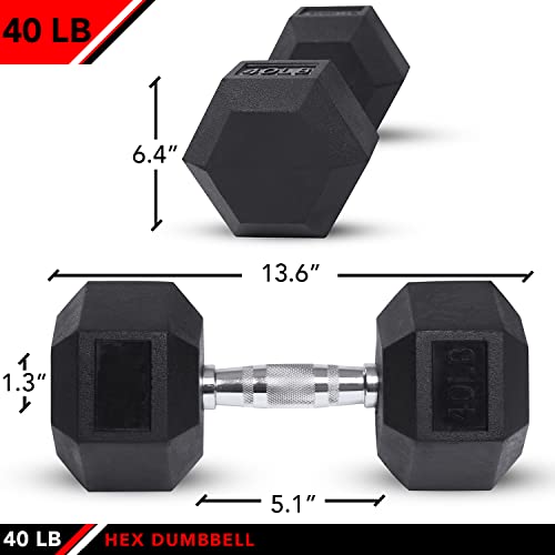 JFIT-Rubber-Hex-Dumbbells-8-Size-Options-Hex-Shaped-Heads-Prevent-Rolling-and-Injury-Ergonomic-Hand-Weights-for-Exercise-Muscle-Strength-and-Weight-Training