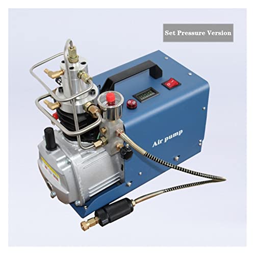 1.8KW 300Bar 30Mpa 4500Psi Compresor de aire eléctrico Bomba de aire de alta presión Inflador de rifle de aire comprimido PCP,Amplia gama de aplicaciones(Pressure setting)