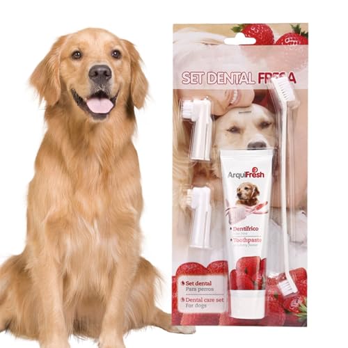 Pasta de dientes para perros y de dientes - Pasta de dientes comestible para de mascotas potente de dientes para mascotas - extractos de plantas naturales, cuidado oral, horno
