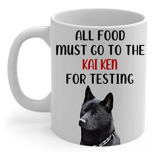 Black Kai Ken Dog Mom Coffee Mug White 11Oz Funny Ceramic Cup Gifts For Women Pet Peeking Portrait Humorous Kitchen Quote Gifts for Kai Ken Dog Lovers