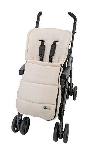 2. Bild von Altabebe (AL2200-11) Übergangsfußsack, Sommerfußsack, für alle gängigen Kinderwagen Buggys und Jogger, Farbe: Dunkelgrau