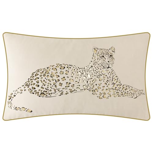 JWH Leopard Print Throw Pillow Cover Decorative Velvet Pillow Case