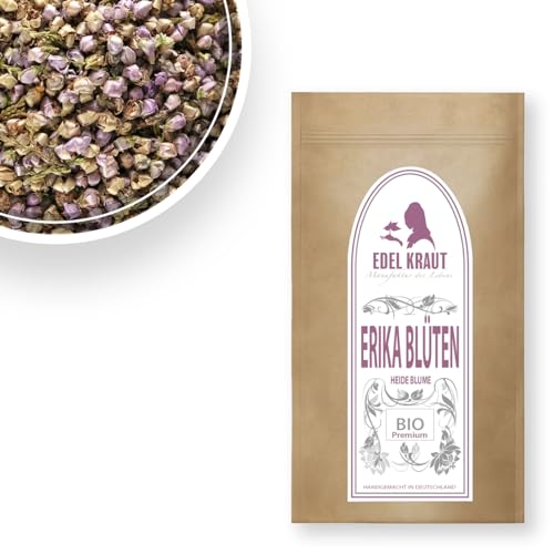 EDEL KRAUT I BIO Erikablüten Heideblüten 250g Tüte T5 - Premium Qualität aus deutscher Manufaktur - frei von Zusatzstoffen - 100% Naturrein