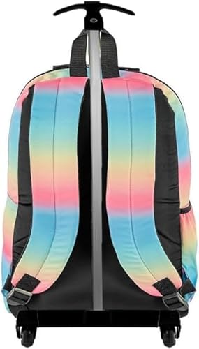 Mochila Escolar De Rodinhas carrinho Juvenil feminina e masculina menino e menina (carrinho, rosa)