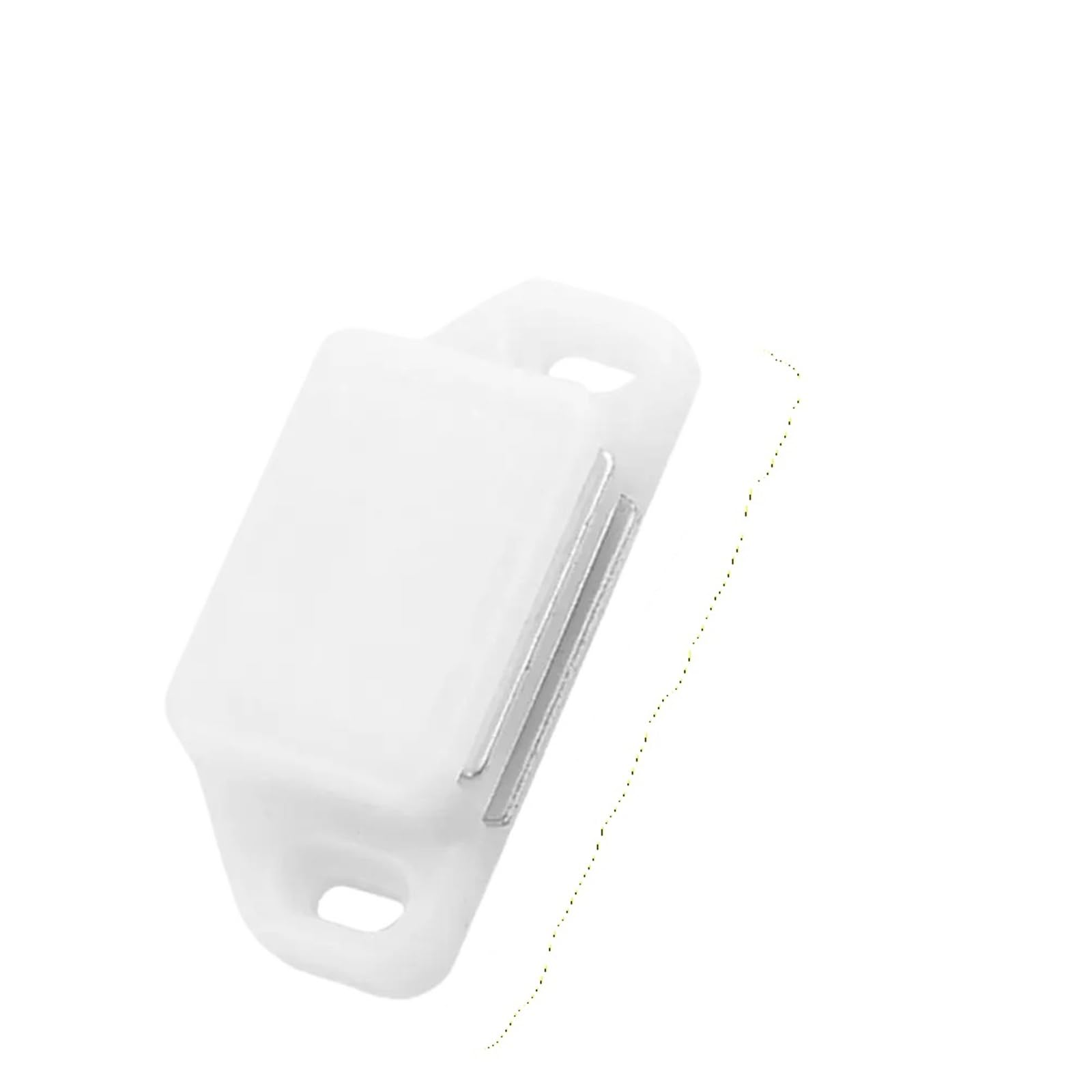 Xctdsvah White Cupboard Latch 12Pcs Magnetic Door Catch Durable Suction Cabinet Latch Stopper For Wardrobe Suck(White)