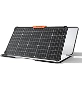 Jackery SolarSaga 80, doppelseitige Solarpanel, 80W Solarmodule, 25% höhere Effizienz, IP68 wasse...