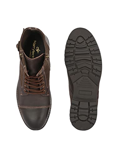 Image of Harrytech London High Ankle Leather Boots for Men