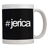 jericho juego Capacidad 11 oz Teeburon Hashtag Jerica Bold Text Taza cerámica 11 onzas