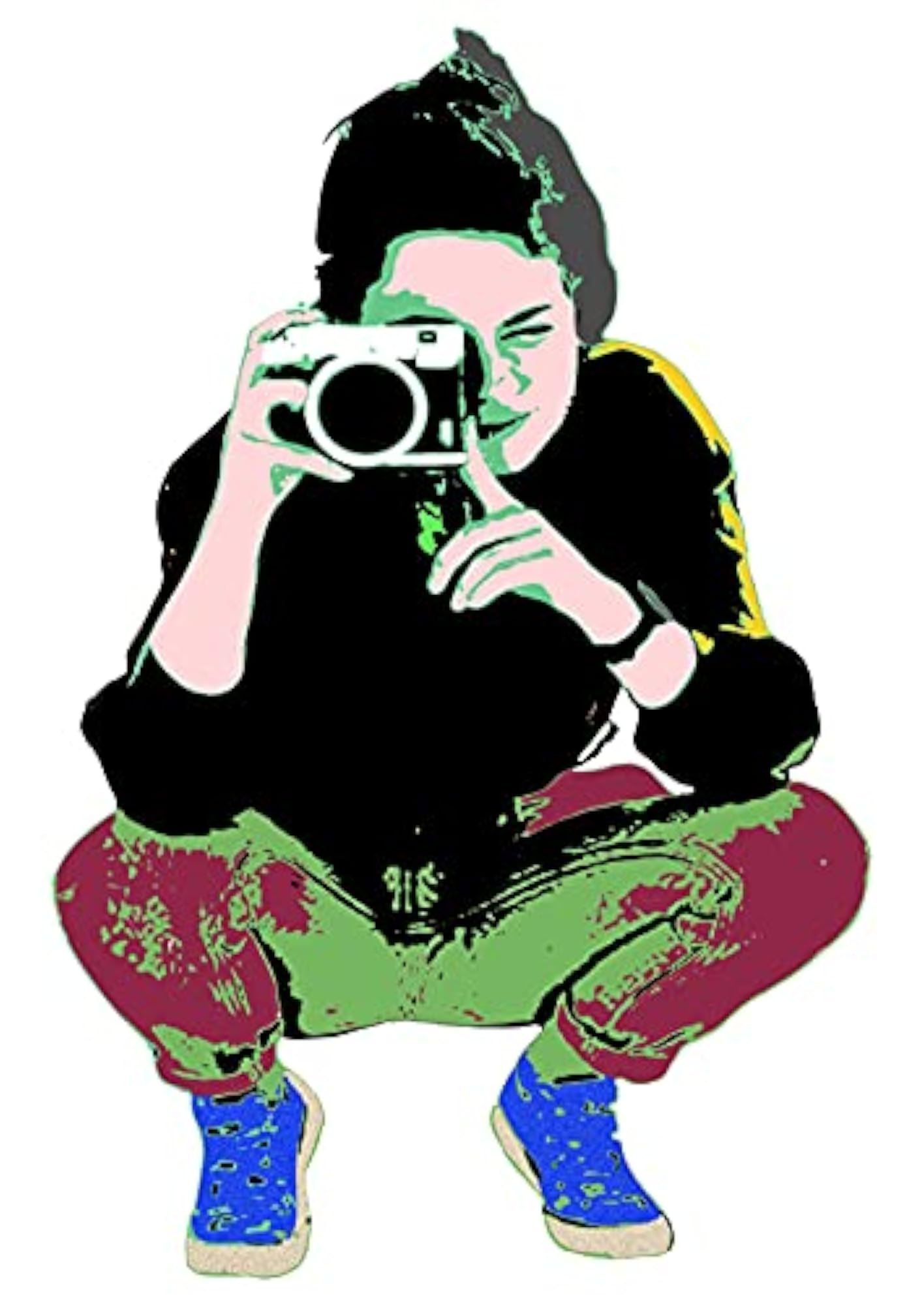 Creative Cave Camera Photography Wall Sticker