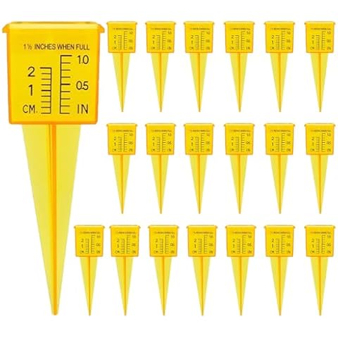 Yowmina 20pcs Rain Sprinkler Gauge Cover