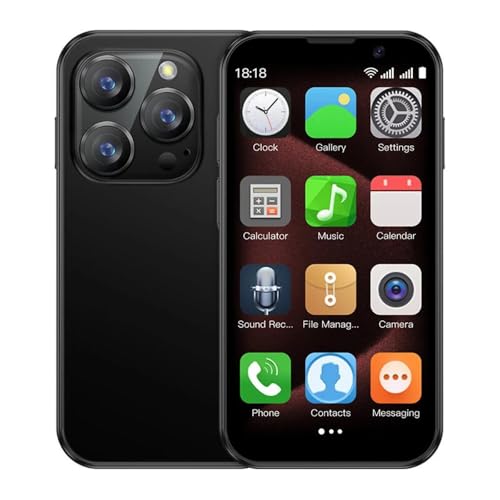 Mini Smartphone Almalux® XS18/XS24 Pro – Android 8.1, Pantalla 3” Ultra Compacta, Dual SIM, USB Tipo C – El Móvil Perfecto para Deporte, Viajes y Minimalismo Digital