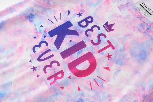 Image of Tie Dye Mermaid Sloth Christmas Halloween Pajamas for Girls Long Sleeve and Pants Nighty PJS 2-piece Set Size 6-16