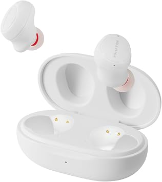 Phiaton Bonobuds Plus Digital Hybrid Active Noise Cancelling True Wireless Earbuds with Qualcomm Snapdragon Sound Floral White