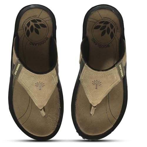Image of Woodland Men's Leather Slippers