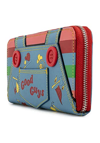 Loungefly Childs Play Chucky Good Guys Doll Cosplay Zip Around Wallet Licensed3