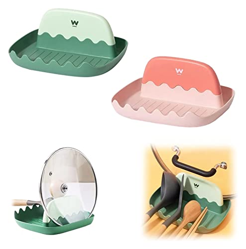 poggia posate Portacucchiaio da cucina creativo, portautensili for cucinare in cucina, resistente al calore, portamestolo e portacucchiaio senza BPA, portaspatola da cucina creativo for mestoli, pinze