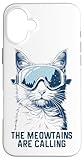Photo Gallery custodia per iphone 16 plus sci snowboard cat funny the meowtains are calling skiing Photo Gallery custodia per iphone 16 plus sci snowboard cat funny the meowtains are calling skiing