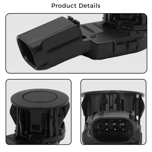 Image of Parking Assist Sensor 6-Pin Replacement for Toyota RAV4 Tacoma Tundra | Robust weather-resistant ABS housing for reliable outdoor parking detection.