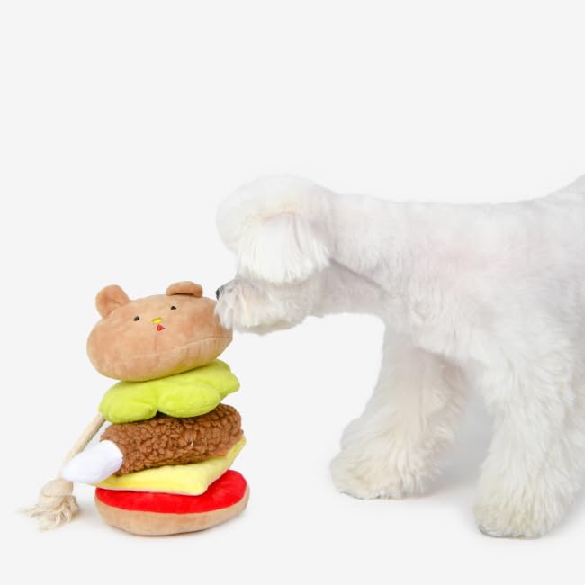 olchi Fivedogs Buger Game, Dog Toy, various - Image 3