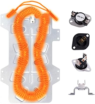 Dryer Heating Element Assembly Replaces For Samsung DV42H5200EP/A3 DV42H5200EF/A3 DV5451AEW/XAA DV40J3000EW/A2 DVE50R5400V/A3 DV219AEW/XAA DV395ETPASU/A1 DV448AEP/XAA DV350AEW/XAA DV330AEB/XAA