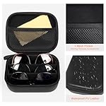 Bukere Travel Sunglasses Organizer Case, PU Leather Adjustable Slots for Multiple Glasses, Hard Eyewear Box for Men Women - Image 4