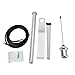 HYS 433Mhz 3dbi Omni Antenna 50 Ohm GSM Aerial W/3M(9.8ft) RG58 Coaxial Cable SMA Male Plug and Mounting Bracket