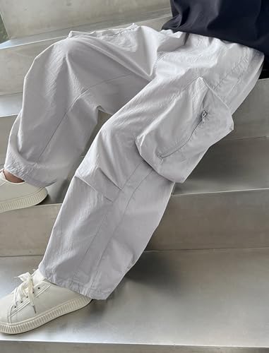 Boys Quick Dry Baggy Cargo Pants 3D Pockets Outdoor Casual 5-12 Years4