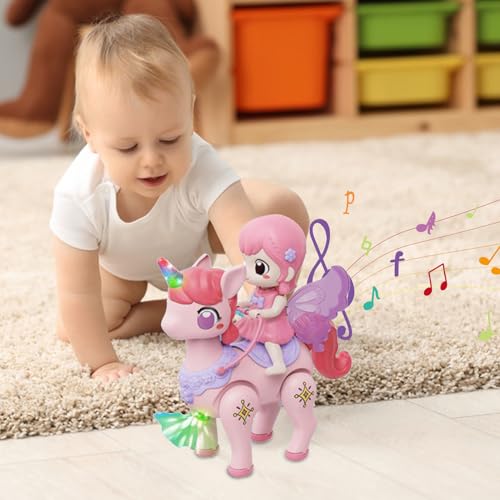 Générique Musical Baby Toy - Crawling Walking Activity Miniature for Sensory Development, Interactive Educational Play with Lights and Music, Learning Toys for Infant Floor Play Indoor Entertainment – Image 5