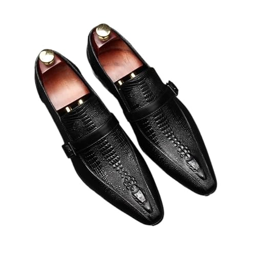 Dress Shoes for Men Men's Casual Black Leather Shoes Stylish and Comfortable Footwear for Everyday Wear
