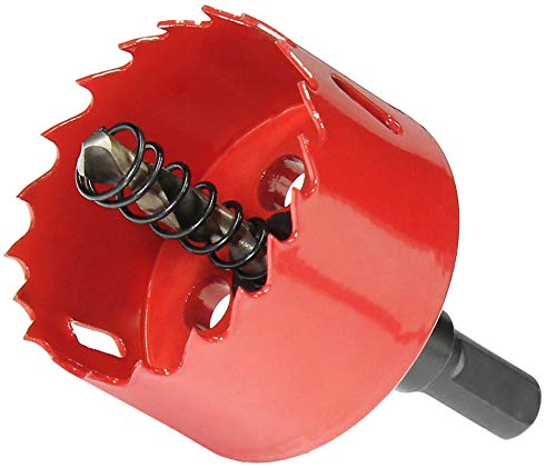 Image of Luomorgo 50mm /2 inch Hole Saw, 1.2 inch Cutting Depth | HSS Bi-Metal, For Wood Cornhole Boards, For Plastic Drywall, For Metal Sheet