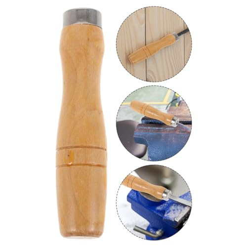 Miniatura 6 de Osaladi 5 Mangos De Madera Para Lima Herramienta De Corte Con Asa Ergonómica 4.13 Pulgadas Para Bricolaje Y Jardinería Control Cómodo Y Resistente