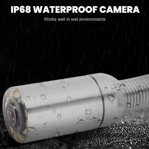 Dpofirs Kanalkamerakopf 23 mm IP68 wasserdicht Rohrinspektion Endoskop Ersatz