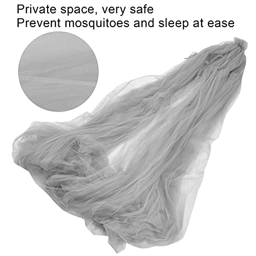 Elegant Kids Bed Canopy, Chiffon Netting, Princess Girls Fairy Dream Tent, Nursery Room Baby Crib Hanging Curtain Mosquito Net Children Reading Nook Decoration(Grey) #TOP4