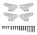 C32748SILVER Alloy Machined Lower Shock Mount(4) Lift Kit for Traxxas 1/10 Maxx V2 w/WideMaxx