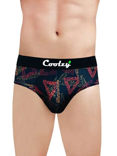 Image of Cotton Spendex Fabric Altra Soft Brief Printed Underwear Pack of 3