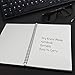 NEWYES Whiteboard Notebook Erasable Meeting Notebook Dry Erase White Board for Meeting, Business, Office, Home (A4)