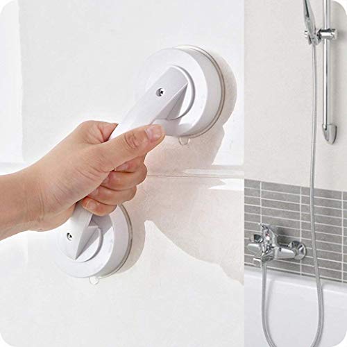 Pasamanos Pasamanos, Barra de Agarre para Discapacitados de Seguridad para el Baño en el Hogar, Potente Mango con Ventosa Puerta y Ventana de Vidrio Barra de Agarre Antideslizante