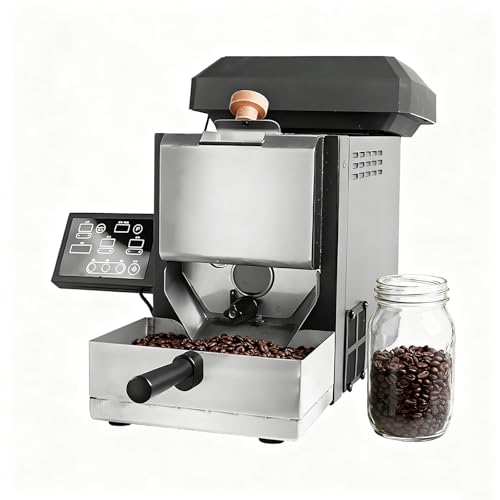 Torréfacteur électrique de Grains de café, capacité de 300 g, torréfacteur Domestique Intelligent avec Filtre à fumée, pour torréfier Les Grains de café, Les cacahuètes et Les Noix.